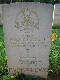 Dar Es Salaam War Cemetery - Caldicott, Alan